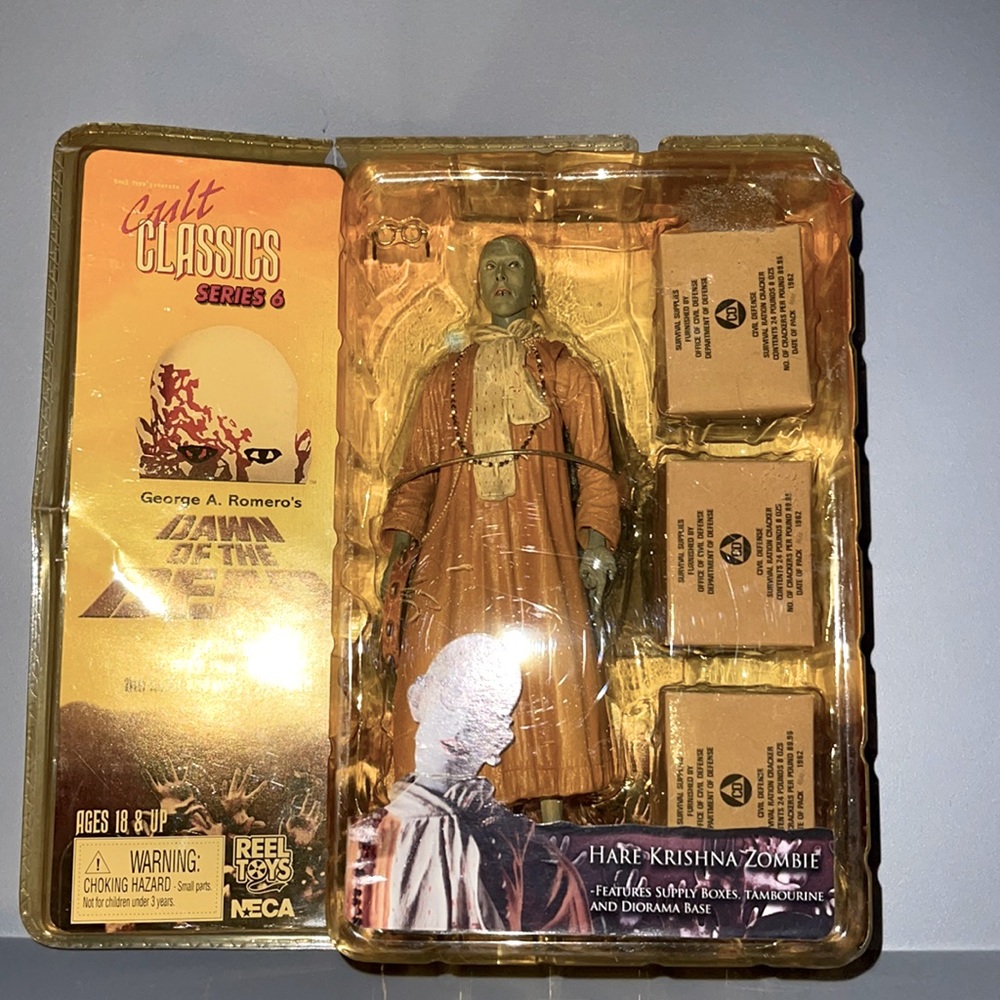 RARE Hare Krishna Zombie Series 6 Dawn Of The Dead
